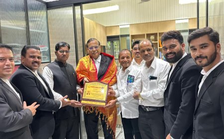 जेष्ठ वकील ॲड. विजयराव तापकीर सरांचा भारतीय पत्रकार संघ लिगल विंग महाराष्ट्र राज्य तर्फे सन्मान