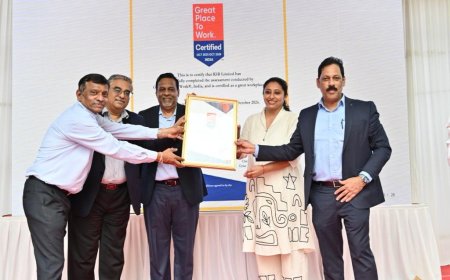 केएसबी कंपनी "ग्रेट प्लेस टू वर्क" प्रमाणपत्राने सन्मानित