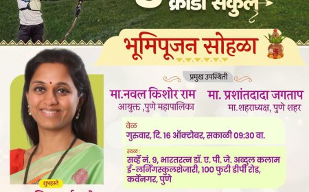 कर्वेनगरमधील धनुर्विद्या संकुलाचे 16 ऑक्टोबर रोजी खासदार सुप्रिया सुळे यांच्या हस्ते होणार भूमिपूजन