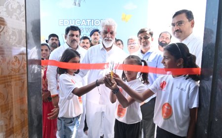 जिल्हा परिषद प्राथमिक जालिंदरनगर येथे 'सृजन' (न्यु एज टेक्नॉलॉजी स्किल सेंटर) चे उद्घाटन