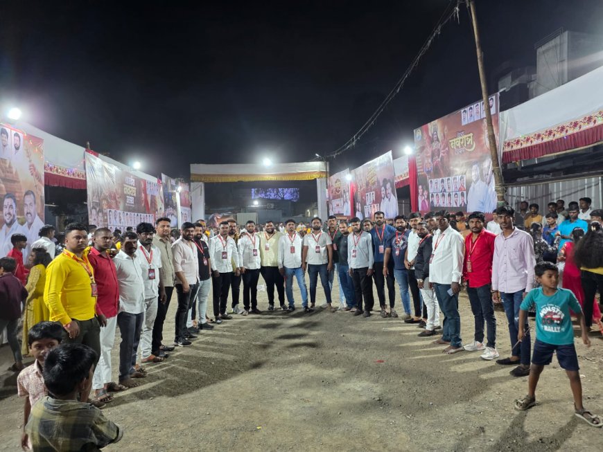 नवरात्रीचे औचित्य साधून दिनेश अण्णा कुर्‍हाडे यांनी पालिकेच्या निवडणूकीचे प्रभाग क्रमांक आठ मधून फुंकले रणशिंग..