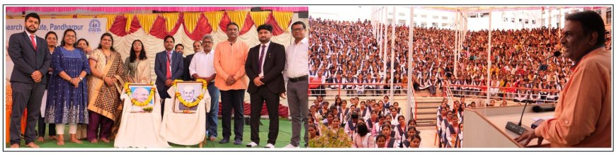 स्वेरीत राष्ट्रपिता महात्मा गांधी आणि लालबहादूर शास्त्री यांची जयंती साजरी