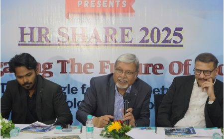 आयएसबीअँडएम पुणे तर्फे  आयोजित ‘एचआर शेअर २०२५’च्या परिषदेत — ‘भविष्यातील कामाचे स्वरूप : तंत्रज्ञान आणि माणूस यांच्यातील समतोल’ या विषयावर चर्चा
