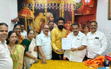 कांदिवलीत मयूर सावंत यांची शिवसेना उद्धव बाळासाहेब ठाकरे  कार्यालय प्रमुख पदी नियुक्ती