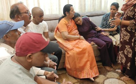 नवले पूल परिसर दुर्घटनेतील पीडित कुटुंबीयांची उपसभापती विधानपरिषद डॉ. नीलम गोऱ्हे यांनी घेतली सांत्वनपर भेट