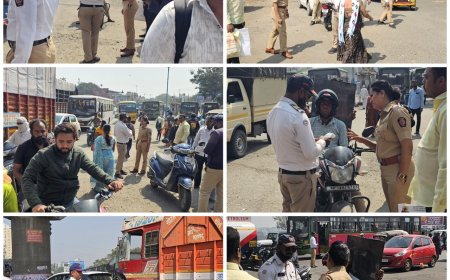 भारती विद्यापीठ वाहतूक विभागाने मोठी कारवाई केली