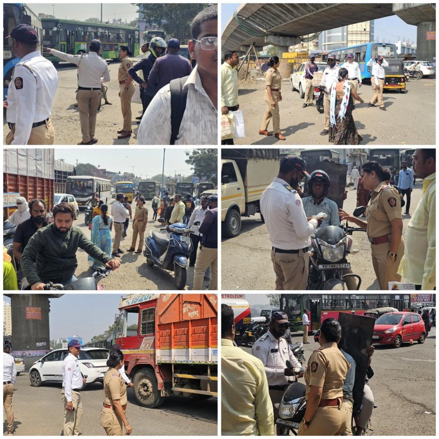 भारती विद्यापीठ वाहतूक विभागाने मोठी कारवाई केली