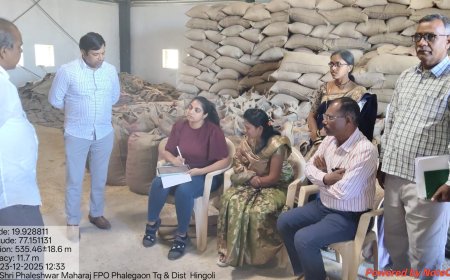 हिंगोलीतील स्मार्ट प्रकल्पाला जागतिक बँकेच्या अधिकाऱ्यांनी भेट देऊन साधला संवाद