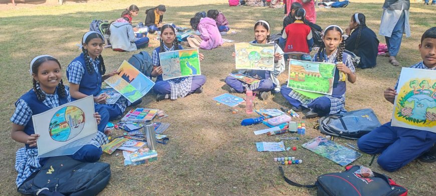 वनराई इको क्लबतर्फे भव्य चित्रकला स्पर्धा संपन्न