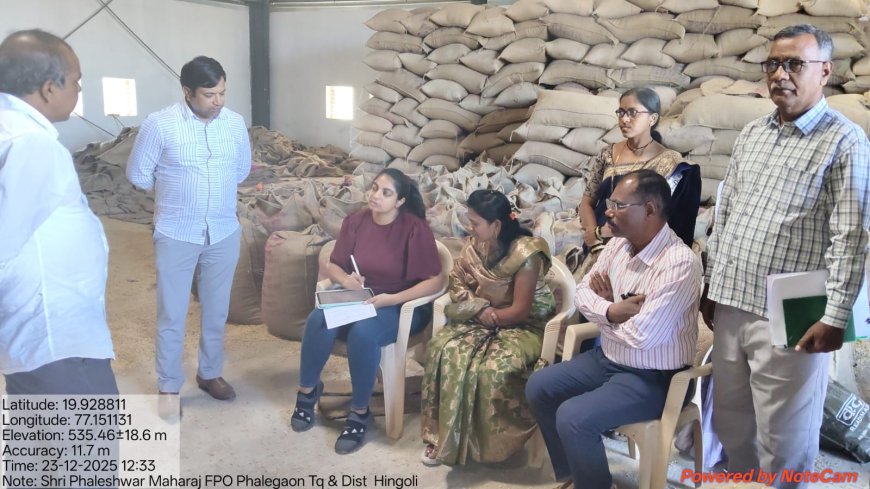 हिंगोलीतील स्मार्ट प्रकल्पाला जागतिक बँकेच्या अधिकाऱ्यांनी भेट देऊन साधला संवाद