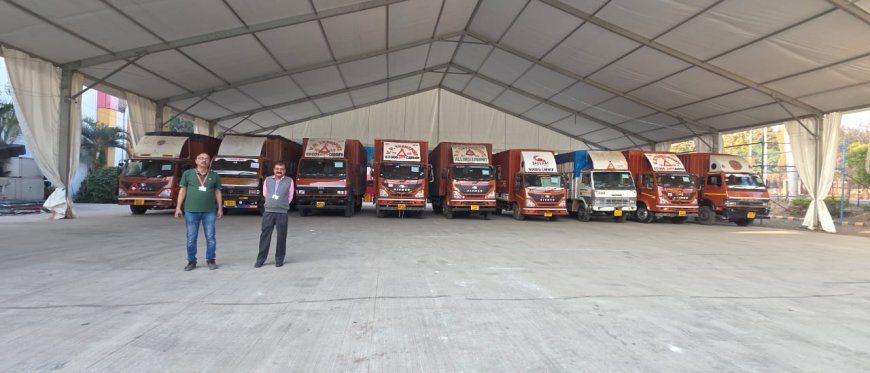 पिंपरी चिंचवड महापालिका निवडणुकीसाठी कडेकोट बंदोबस्तात ईव्हीएम यंत्रे पिंपरीत दाखल