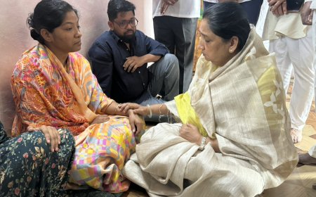 उपमुख्यमंत्री सुनेत्रा अजित पवार यांनी घेतली स्वर्गीय विदीप जाधव यांच्या कुटुंबियांची सांत्वनपर भेट