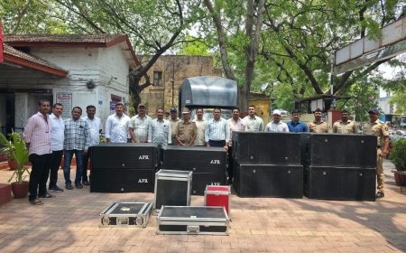 डॉ बाबासाहेब आंबेडकर जयंती मिरवणुकीत डॉल्बीवर पोलिसांची कारवाई; सोलापुरात 20.70 लाखांचा मुद्देमाल जप्त