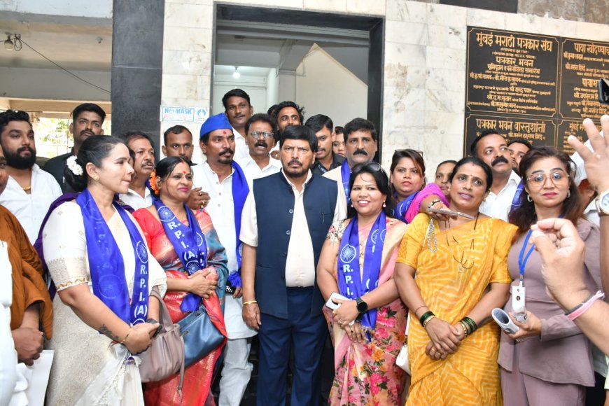 गटबाजी संपवून एकसंघ रिपब्लिकन पक्ष उभा करा — रामदास आठवले