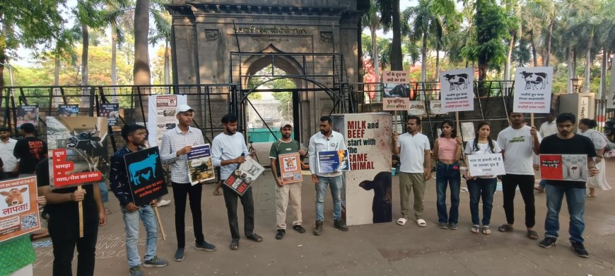 दुग्धव्यवसायाचा हवामानावर होणारा परिणाम अधोरेखित करत २० शहरांतील तरुणाई उतरली रस्त्यावर