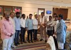 सोलापूर श्रमिक पत्रकार संघाकडून राहुल साकोरे यांचा सन्मान