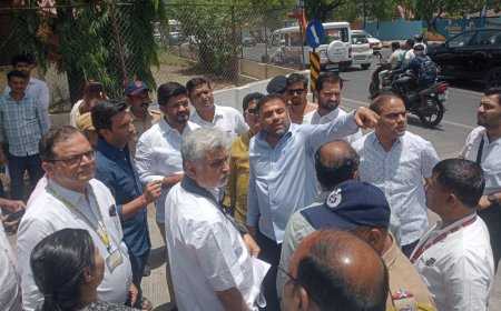 राजभवन (लोकभवन) मार्ग विस्तारीकरणाला गती; कामाचा शुभारंभ, वाहतूक कोंडीवर लवकरच दिलासा