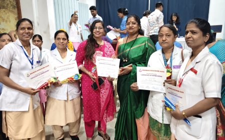 आंतरराष्ट्रीय परिचारिका दिनानिमित्त उत्कृष्ट सेवा गौरव पुरस्कार सोहळा उत्साहात संपन्न