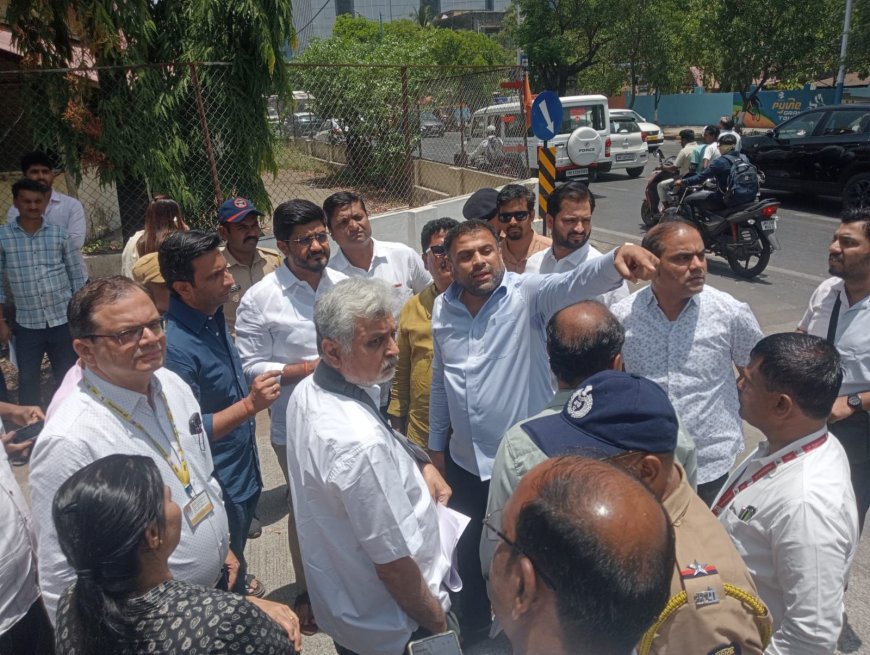 राजभवन (लोकभवन) मार्ग विस्तारीकरणाला गती; कामाचा शुभारंभ, वाहतूक कोंडीवर लवकरच दिलासा