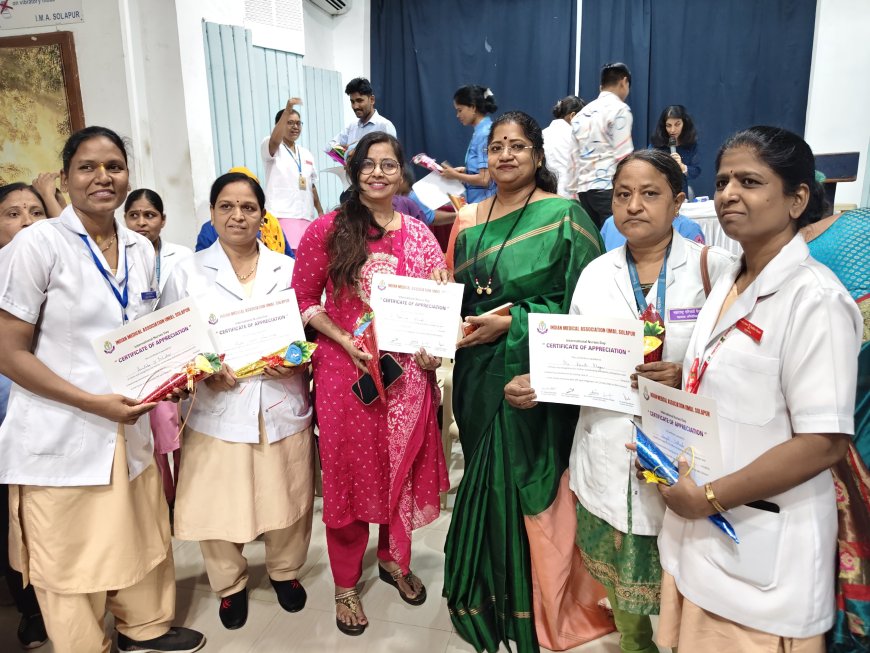 आंतरराष्ट्रीय परिचारिका दिनानिमित्त उत्कृष्ट सेवा गौरव पुरस्कार सोहळा उत्साहात संपन्न