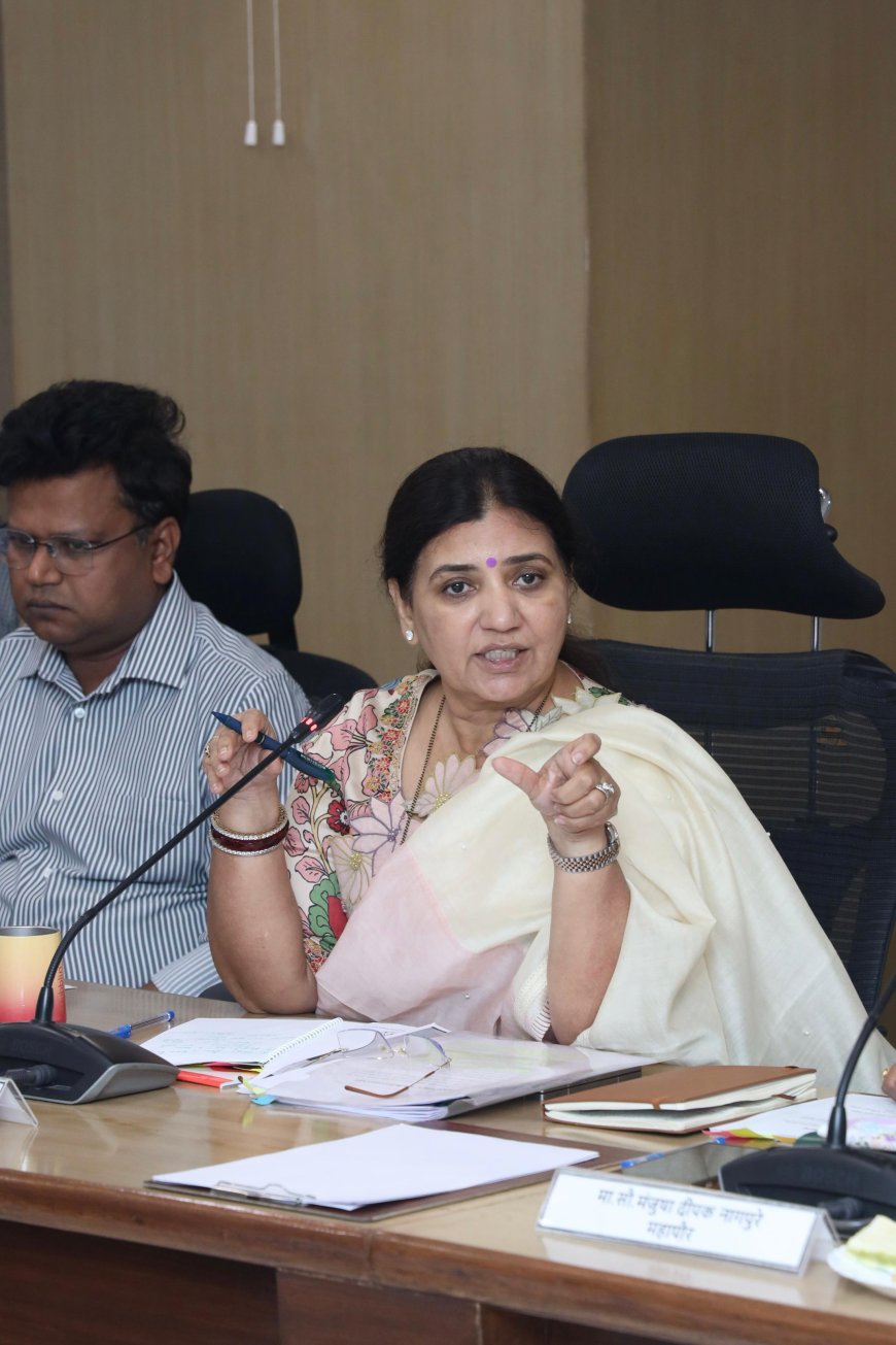 मा. राज्यमंत्री माधुरी मिसाळ यांच्या अध्यक्षतेखाली पुणे  महानगरपालिकेच्या विकास प्रकल्पांचा सखोल आढावा बैठक संपन्न.