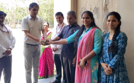 दृष्टीबाधित विद्यार्थ्यांचे उत्साहात स्वागत; नवीन शैक्षणिक वर्षाची मंगल सुरुवात