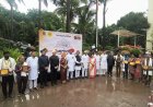 ठाणे महापालिकेतर्फे 80 वा स्वातंत्र्य दिन उत्साहात  गुणवंत सफाई कर्मचाऱ्यांचा सन्मान