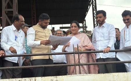 बीडच्या क्रीडा संकुलाला उपमुख्यमंत्री सुनेत्रा पवारांची सरप्राईज व्हिजीट खेळाडूंना आवश्यक सुविधा देण्याच्या सूचना
