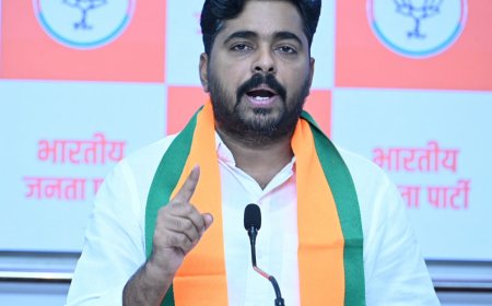आदिवासी विद्यार्थ्यांच्या आंदोलनावरून काँग्रेसवर भाजपचा निशाणा