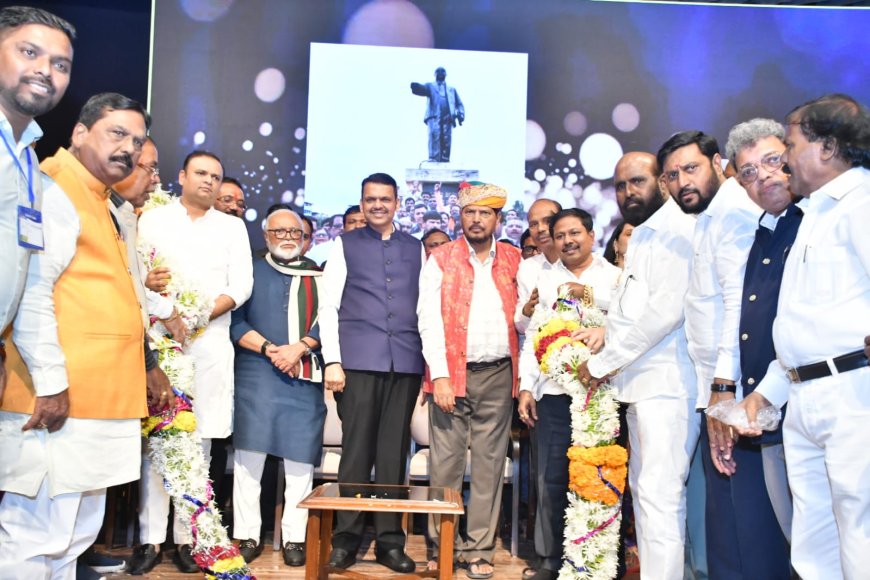 रामदास आठवले यांच्या केंद्रीय राज्यमंत्री पदाच्या दशकपूर्तीनिमित्त भव्य सत्कार