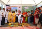 उन्नती गार्डनमध्ये खुल्या रंगमंचाचे भूमिपूजन