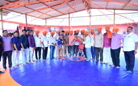 इचलकरंजीत मनपास्तर कुस्ती स्पर्धांना सुरुवात विद्यार्थ्यांनी कुस्तीच्या माध्यमातून प्रगती साधावी