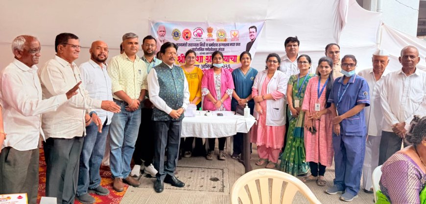 पुण्यात आरोग्य शिबिरात ३५४ रुग्णांची तपासणी