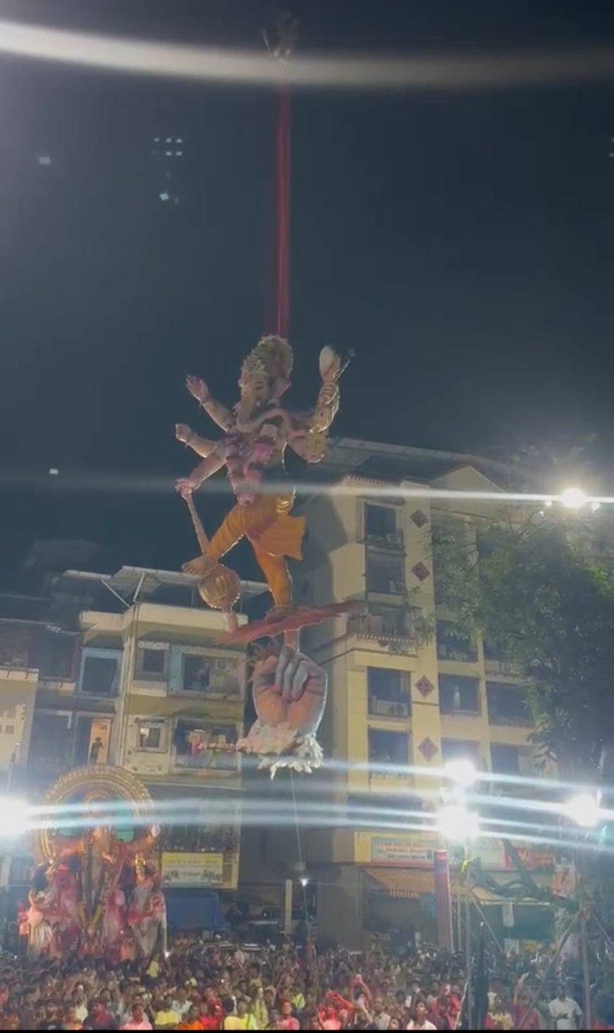 दहा दिवसांच्या गणरायाला पनवेलमध्ये भावपूर्ण निरोप