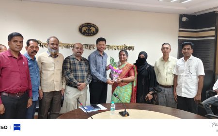 भिवंडी महापालिकेच्या सहा कर्मचाऱ्यांना निरोप