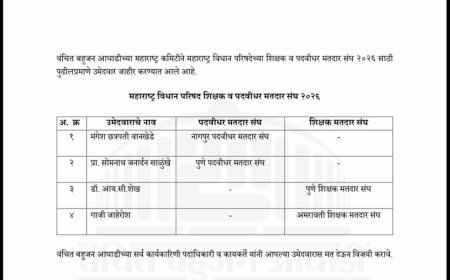 विधान परिषदेसाठी वंचितची तयारी