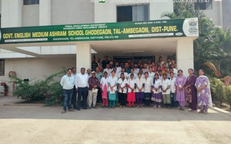 घोडेगावच्या आदिवासी मुलींच्या वसतिगृहात खुले ग्रंथालय उपक्रम