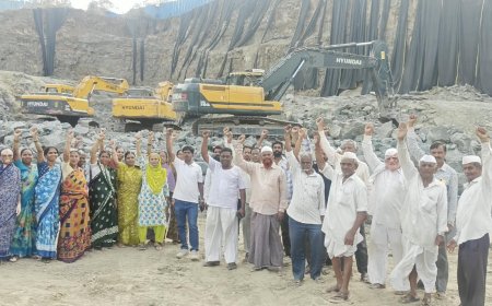 गंगाधाम चौकात टेकडी फोडण्यासाठी स्फोटकांचा वापर केल्याचा आरोप