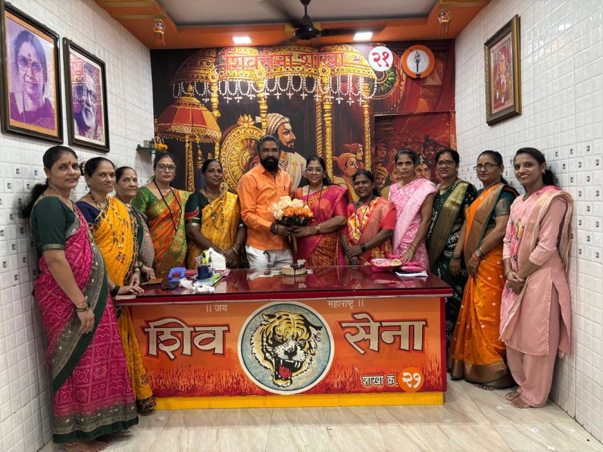 कांदिवलीत शिवसेना शाखा क्रमांक २१ चे कार्यालय प्रमुख मयूर सावंत यांचा वाढदिवस उत्साहात साजरा